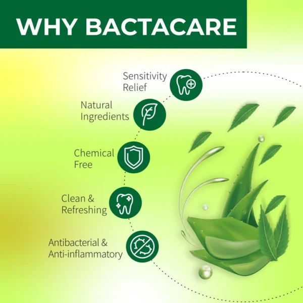 Bactacare Aloe Vera & Neem Toothpaste - Image 4