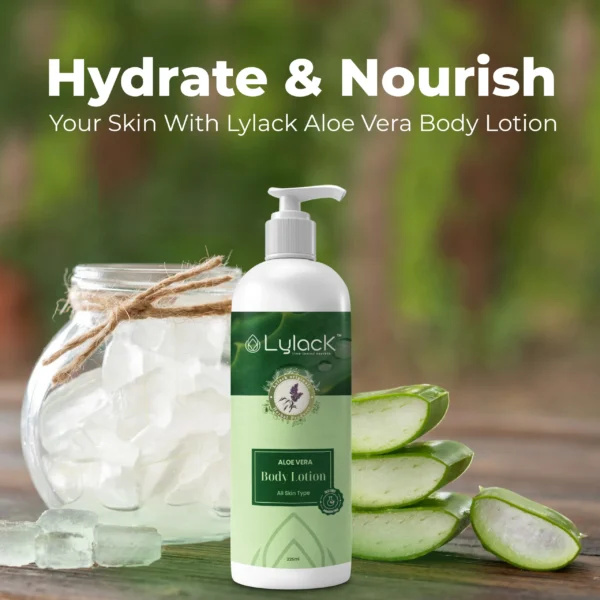 Lylack Aloevera Brightening Lotion - Image 4