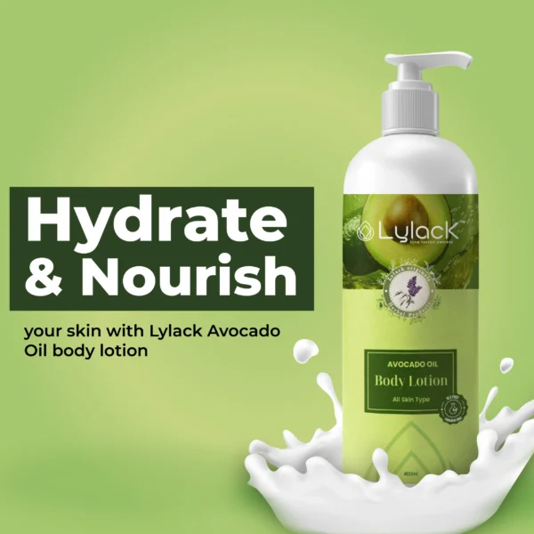 Lylack Avocado Oil Body Lotion - Image 2