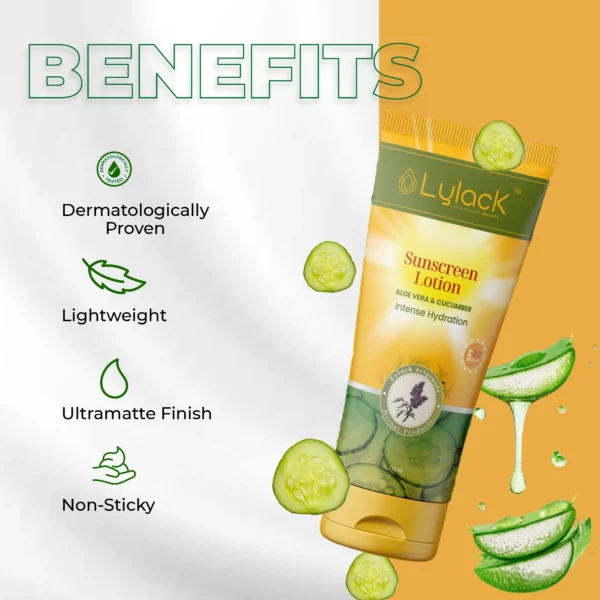 Lylack Sun Screen Lotion(100ML) - Image 2