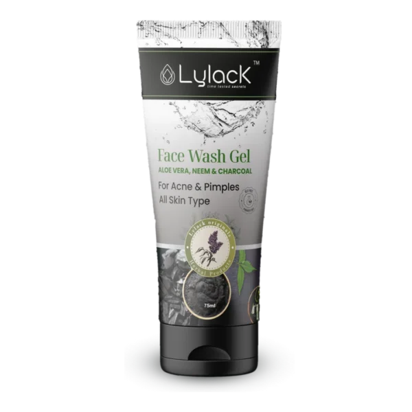 Lylack Aloe Vera Neem and Charcoal Face Wash Gel