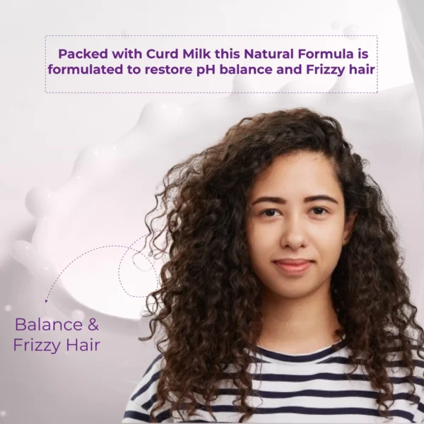 Lylack Curd Milk Shampoo for Frizzy Hair - Image 3